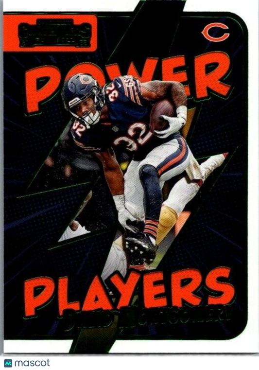 2022 Panini Contenders - Power Players #PWR-DMO David Montgomery Green