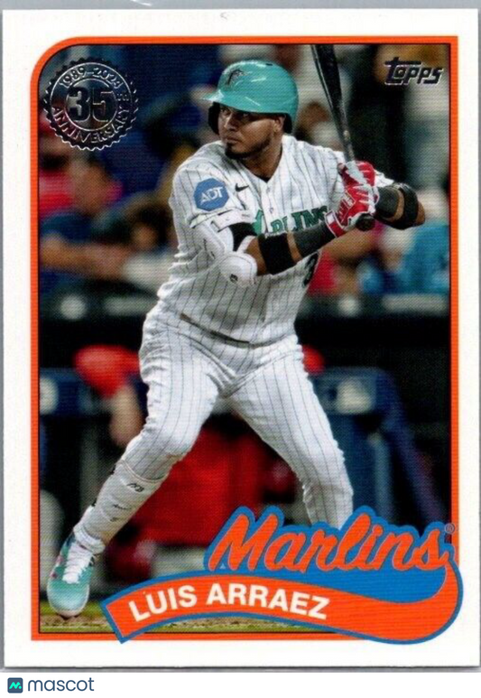 2024 Topps Series 1 - 1989 Topps Baseball #89B-20 Luis Arraez