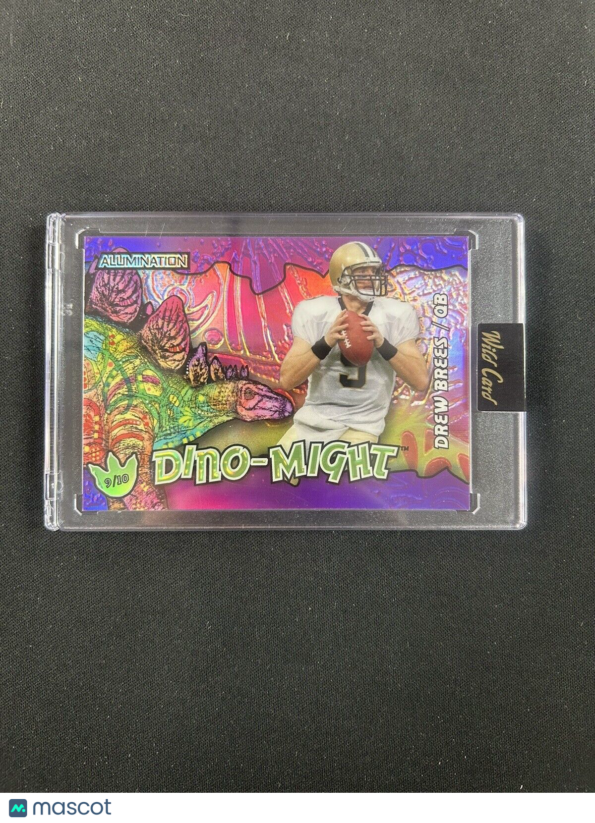 2023 Wild Card Alumination Dino-Might Drew Brees /10