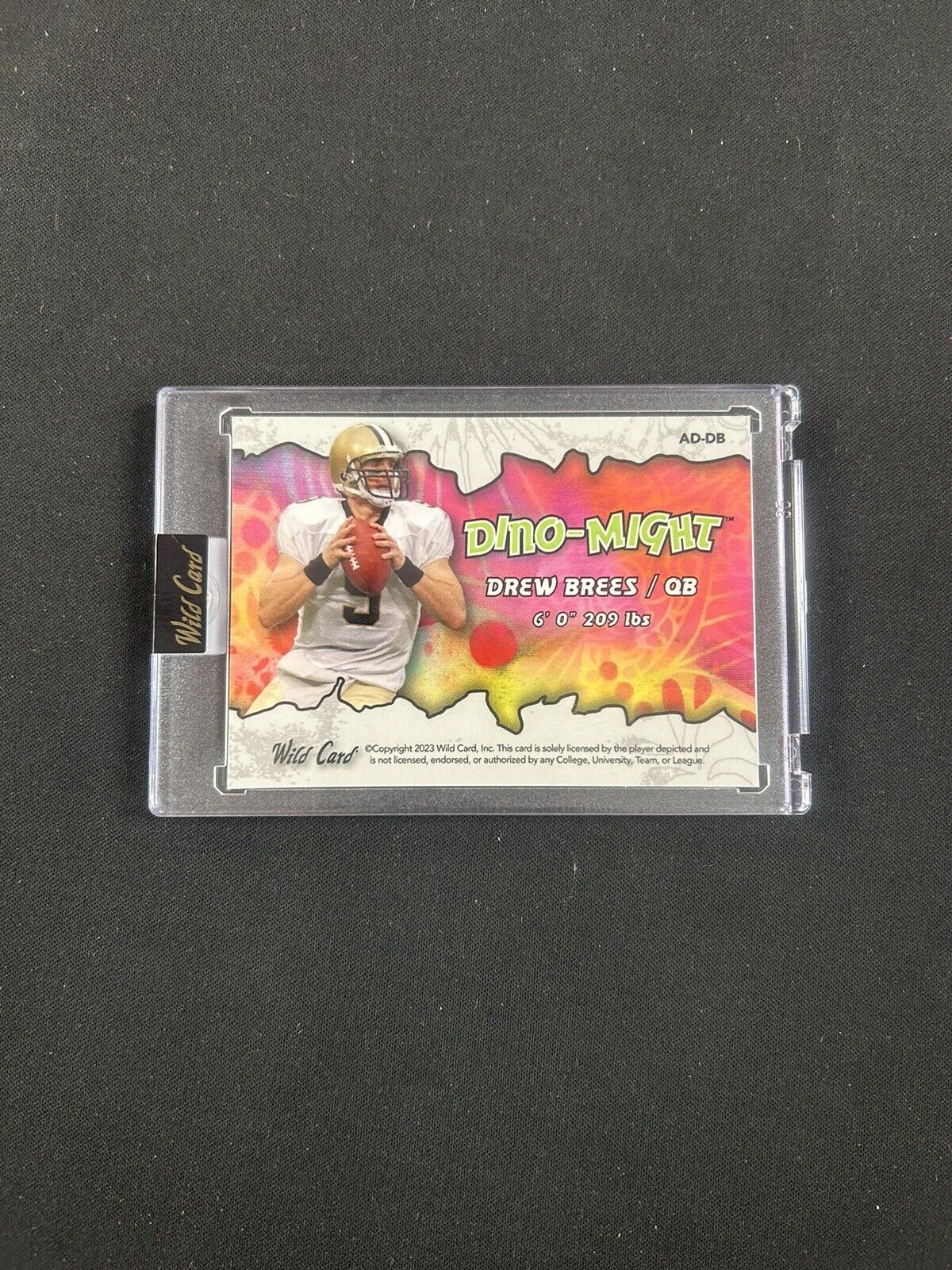 2023 Wild Card Alumination Dino-Might Drew Brees /10