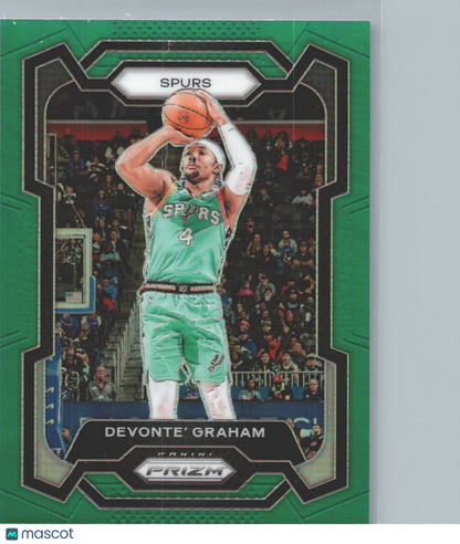 2023-24 Panini Prizm - Green Prizm #233 Devonte' Graham