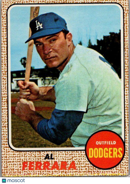 1968 Topps Milton Bradley Win-A-Card #34 Al Ferrara VG-EX