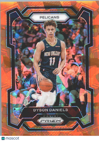 2023-24 Panini Prizm - Orange Ice #220 Dyson Daniels