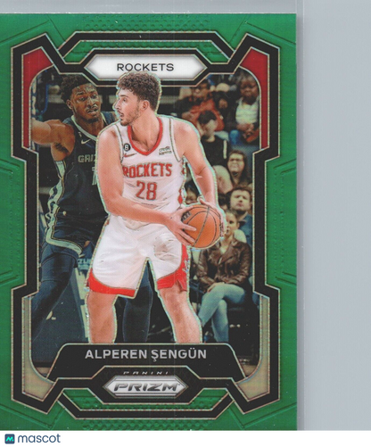 2023-24 Panini Prizm - Green Prizm #20 Alperen Sengun