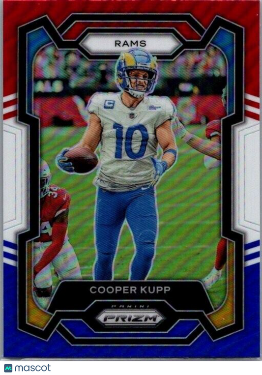 2023 Panini Prizm - #165 Cooper Kupp Red White & Blue