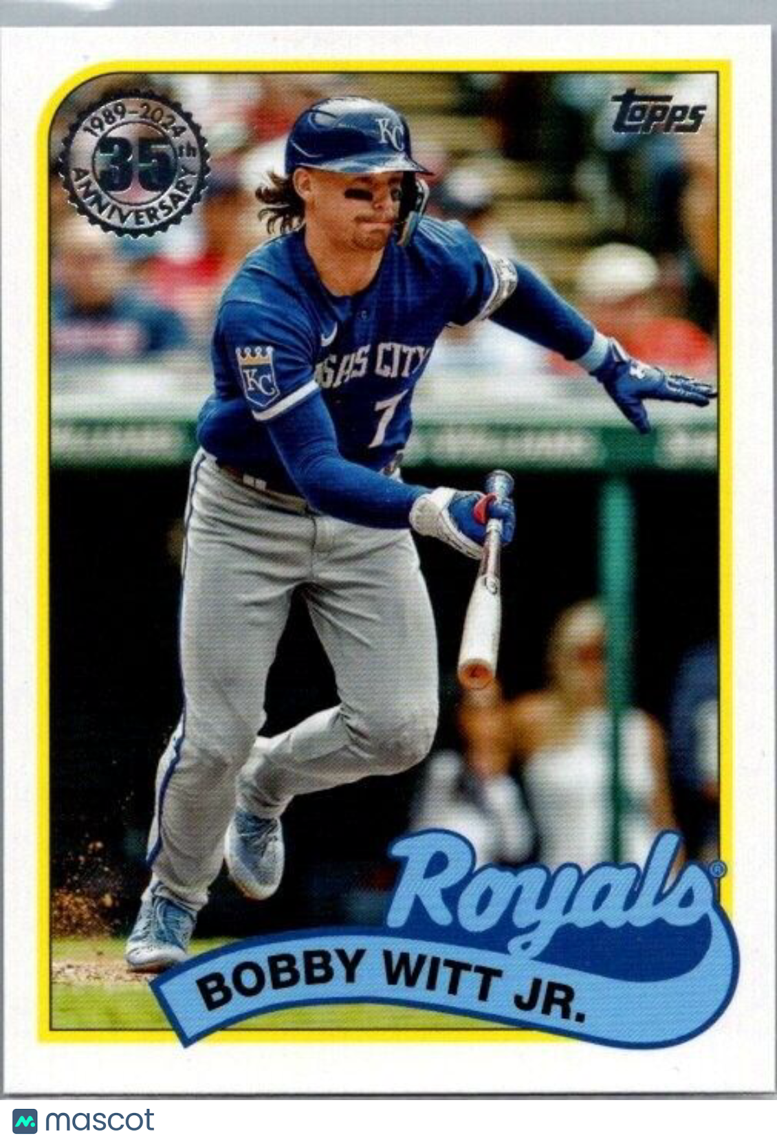 2024 Topps Series 1 - 1989 Topps Baseball #89B-59 Bobby Witt Jr.