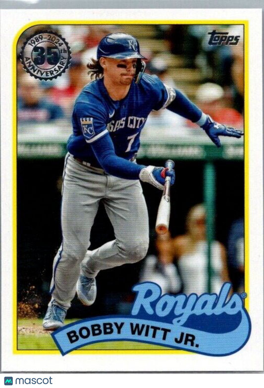 2024 Topps Series 1 - 1989 Topps Baseball #89B-59 Bobby Witt Jr.