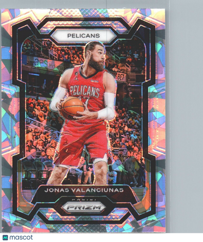 2023-24 Panini Prizm - Ice Prizm #289 Jonas Valanciunas