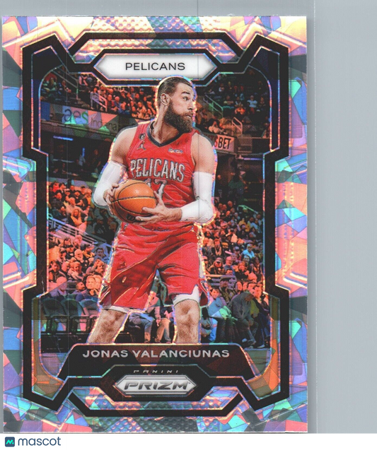 2023-24 Panini Prizm - Ice Prizm #289 Jonas Valanciunas