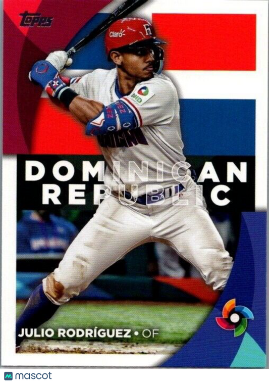 2023 Topps WBC-24 Julio Rodriguez Dominican Republic