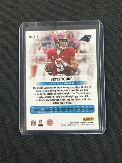 2023 Panini Prestige - Rookies Xtra Points Premium Red #311 Bryce Young /399