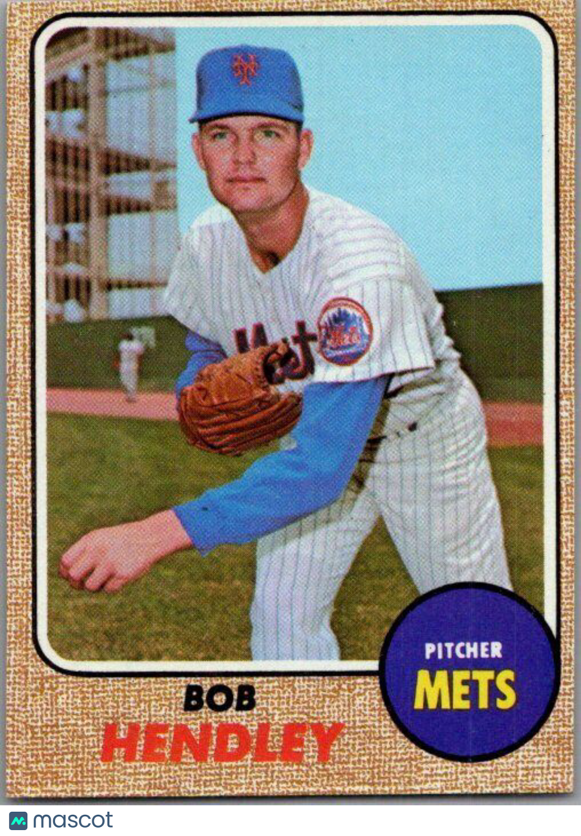 1968 Topps #345 Bob Hendley EX/NM