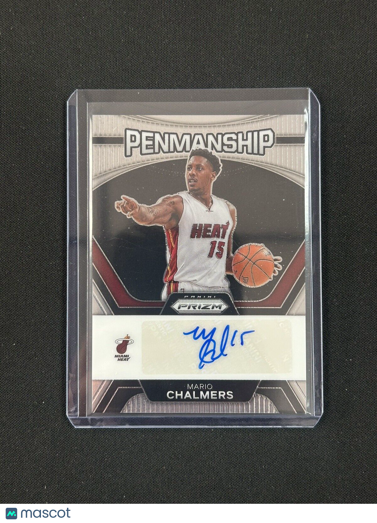 2023-24 Panini Prizm - Penmanship #PNM-MAR Mario Chalmers (AU)