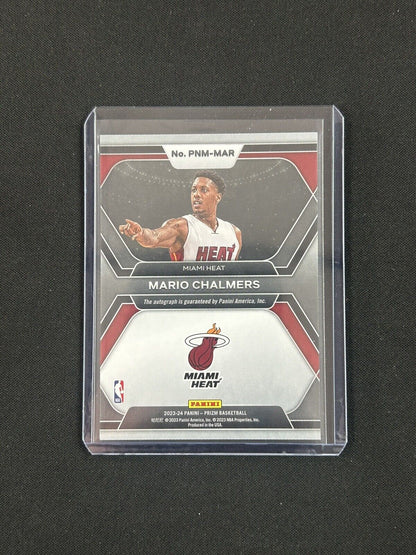 2023-24 Panini Prizm - Penmanship #PNM-MAR Mario Chalmers (AU)