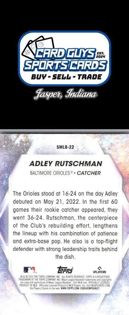 2023 Topps #SMLB-22 Adley Rutschman Stars of MLB