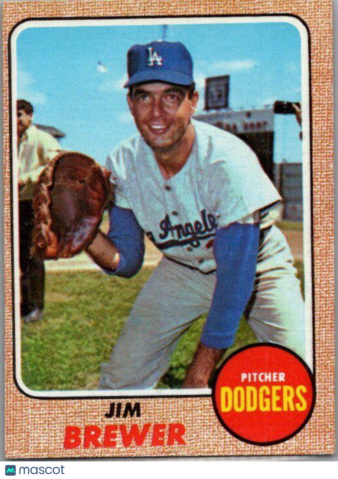 1968 Topps #298 Jim Brewer EX/NM