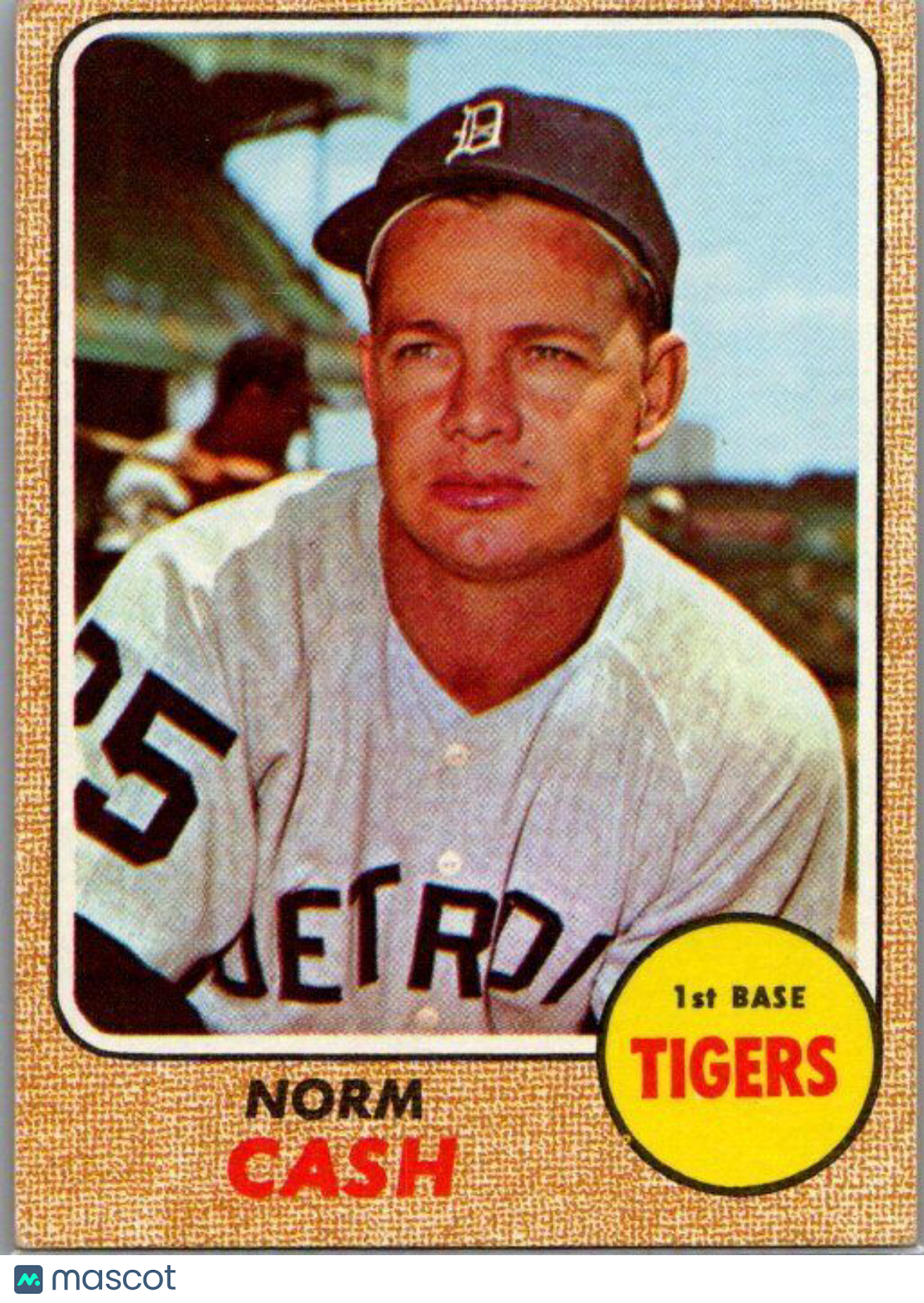 1968 Topps #256 Norm Cash -EX/NM