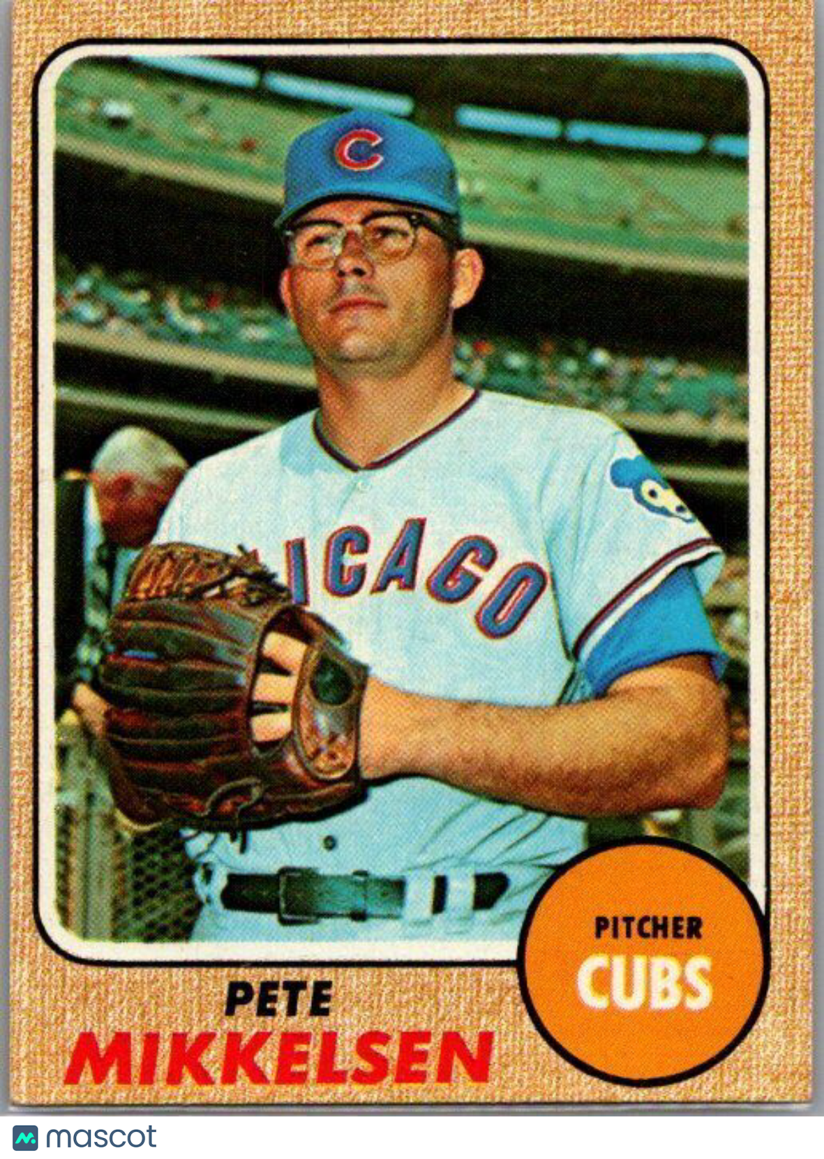 1968 Topps High Number #516 Pete Mikkelsen EX-NM