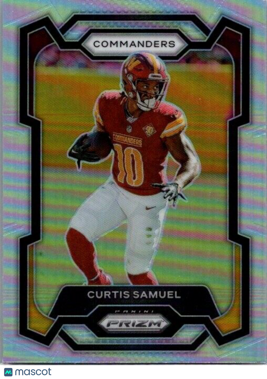 2023 Panini Prizm - #294 Curtis Samuel Silver Prizm