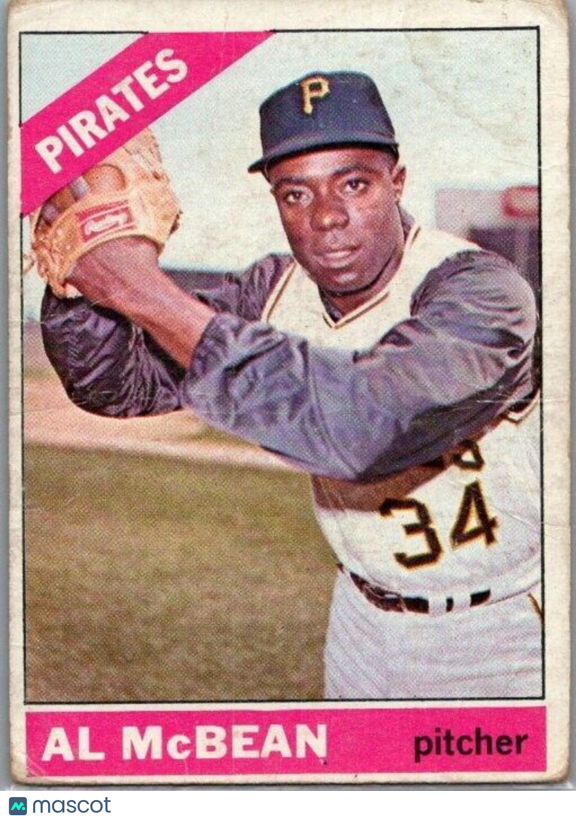 1966 Topps - #353 Al McBean