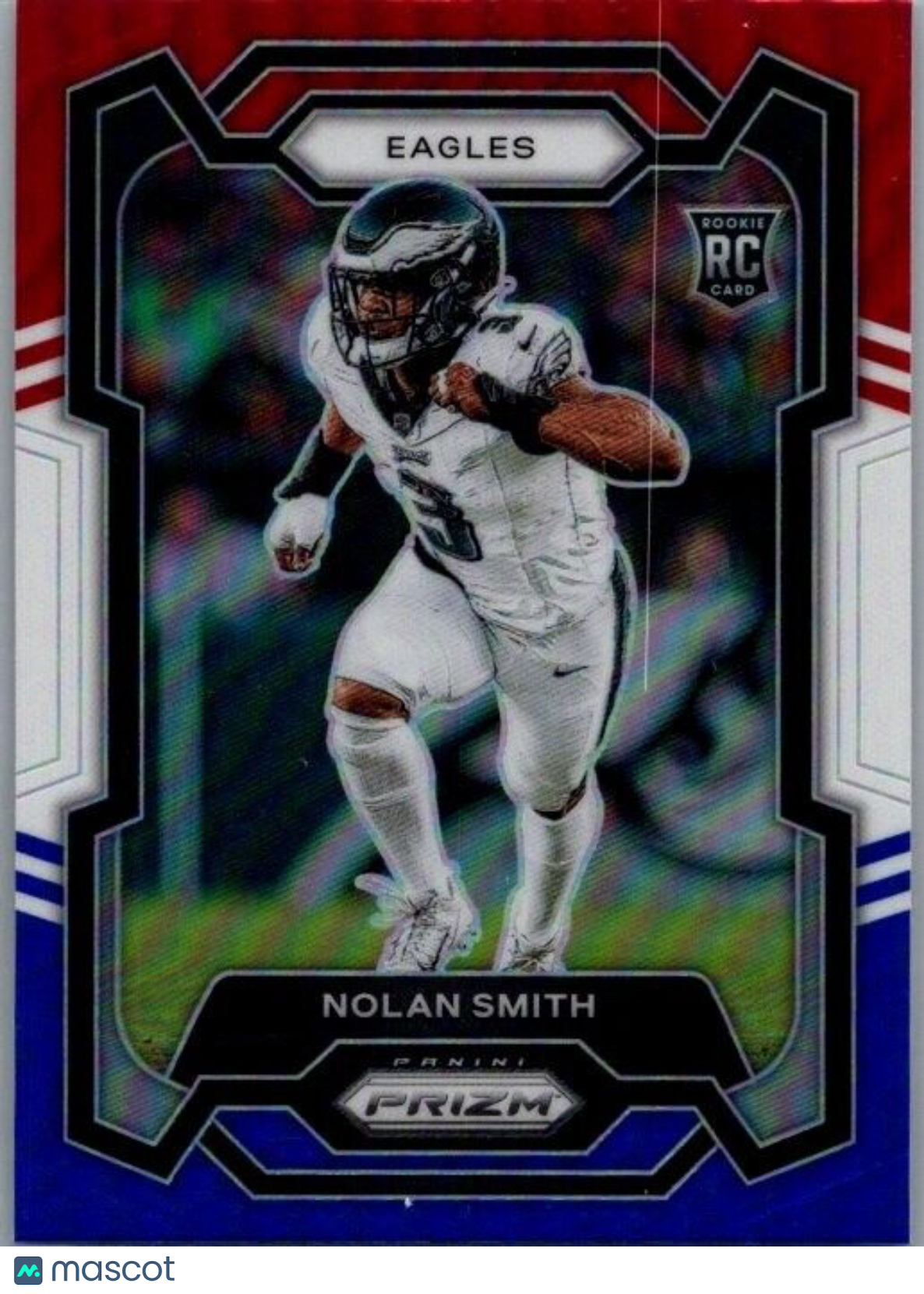 2023 Panini Prizm - Rookies #382 Nolan Smith (RC) Red White & Blue