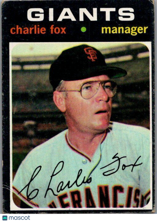 1971 Topps #517 Charlie Fox