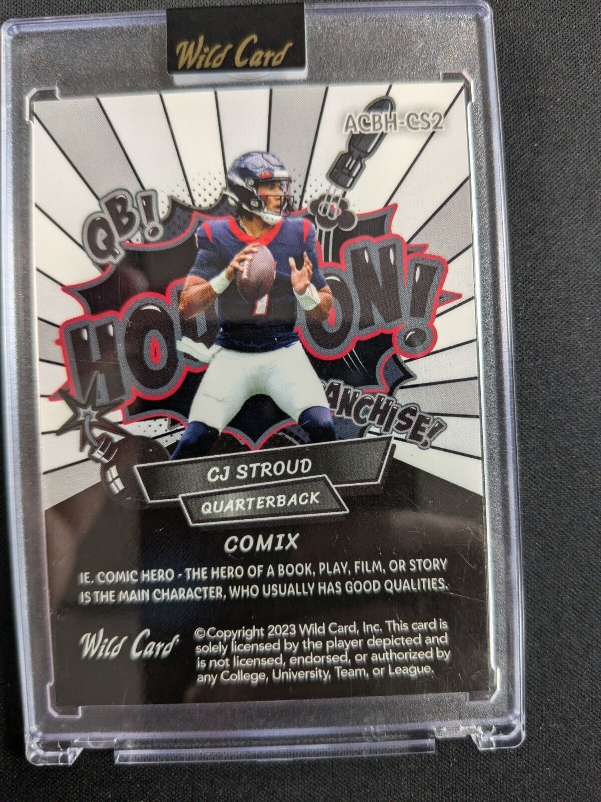 2023 Wild Card Alumination Comix White Foil CJ Stroud #ACBH-CS2 (RC) /10