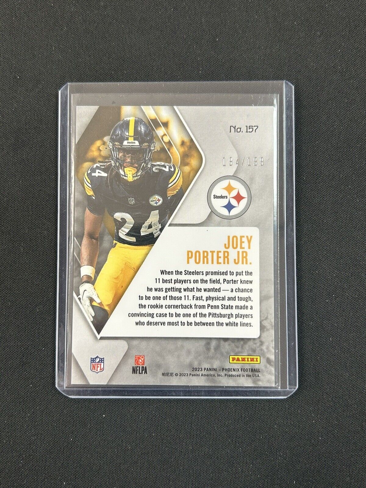 2023 Panini Phoenix Seismic Joey Porter JR /199