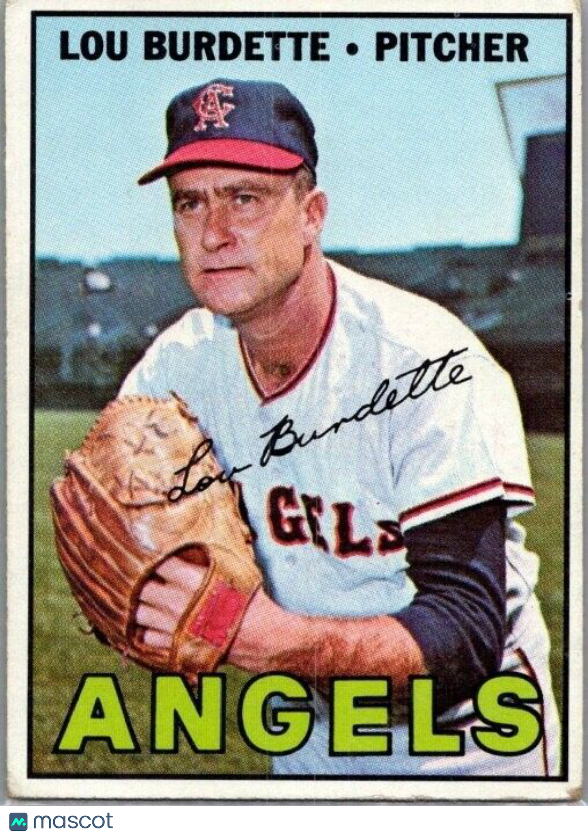 1967 Topps - #265 Lou Burdette