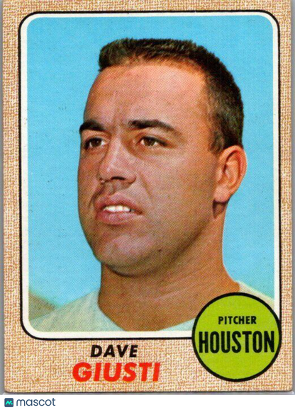 1968 Topps #182 Dave Giusti VG/EX