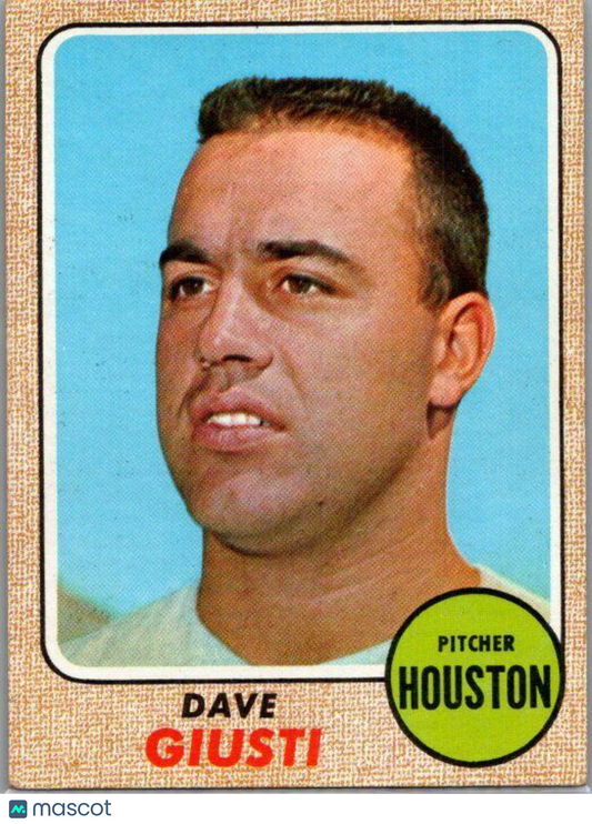 1968 Topps #182 Dave Giusti VG/EX