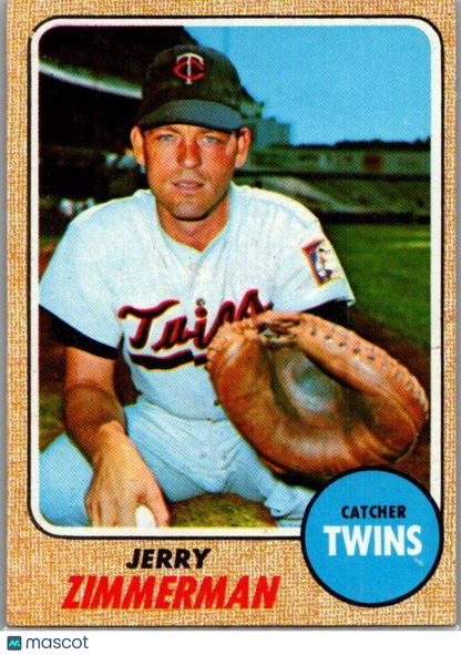 1968 Topps #181 Jerry Zimmerman VG/EX