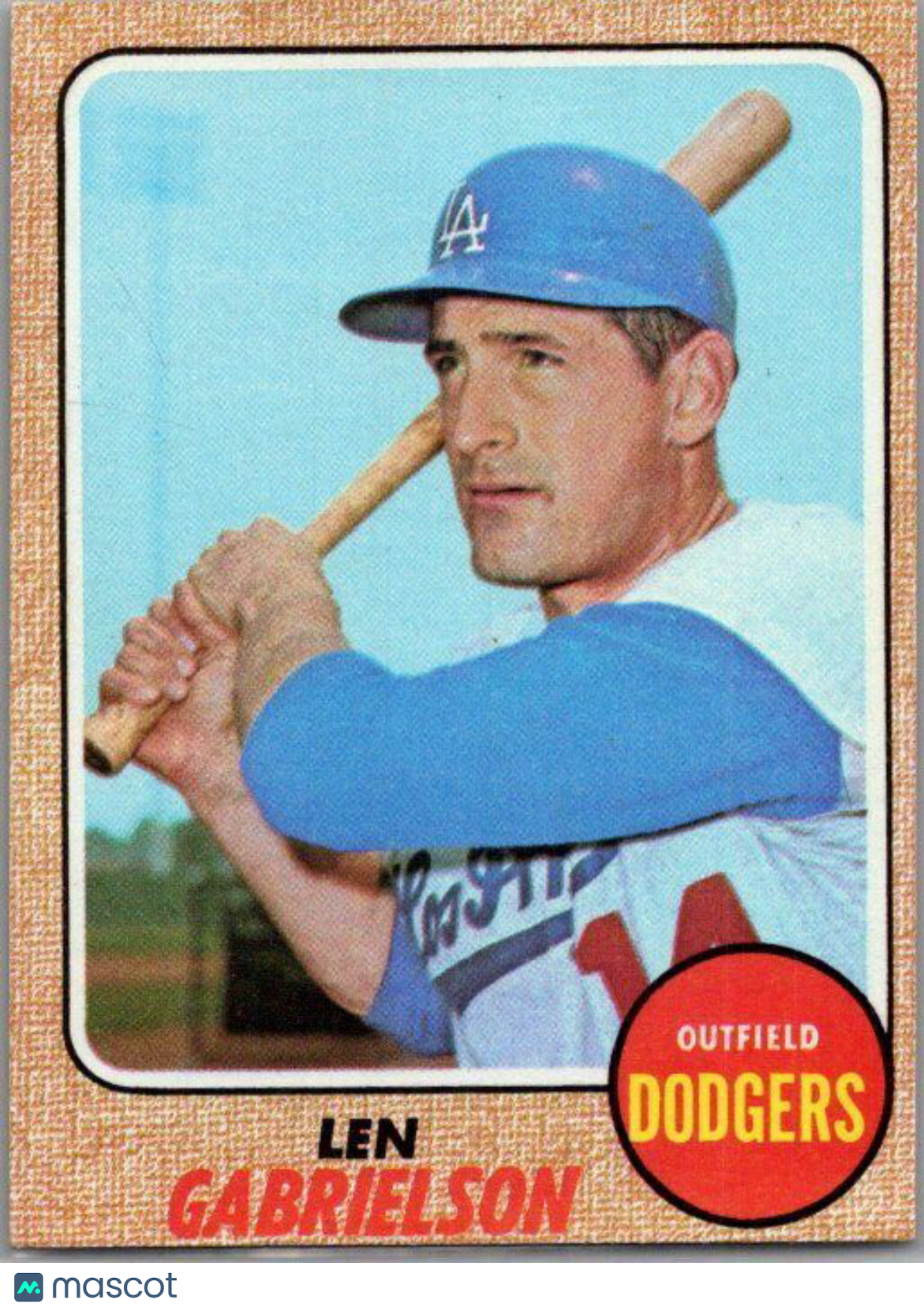 1968 Topps #357 Len Gabrielson EX/NM