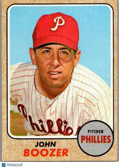 1968 Topps #173 John Boozer VG/EX