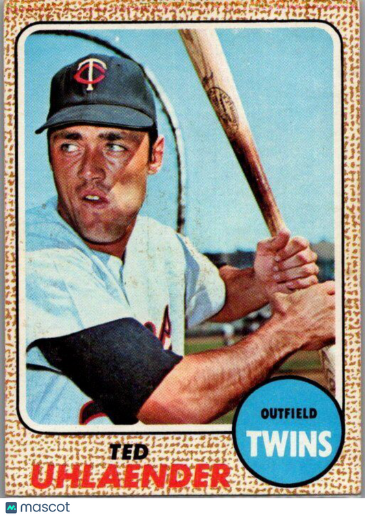 1968 Topps #28 Ted Uhlaender VG-EX