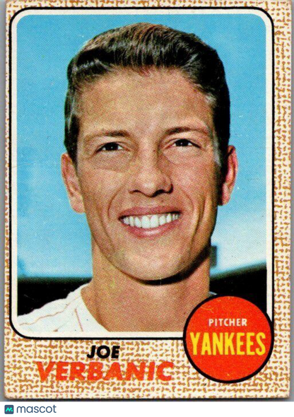 1968 Topps #29 Joe Verbanic VG-EX