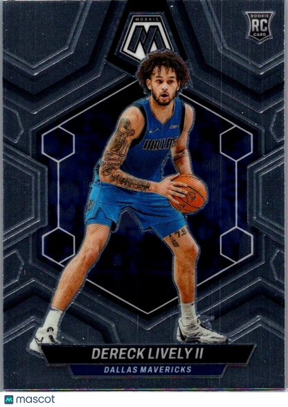 2023-24 Panini Mosaic Dereck Lively II #248 Rookie