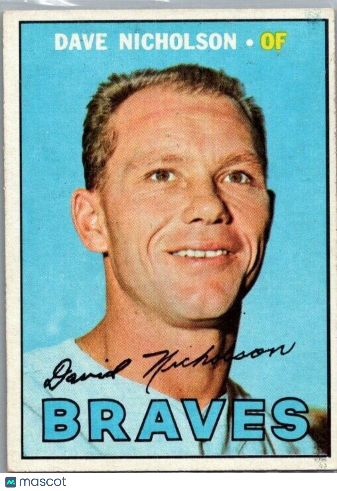 1967 Topps - #113 Dave Nicholson