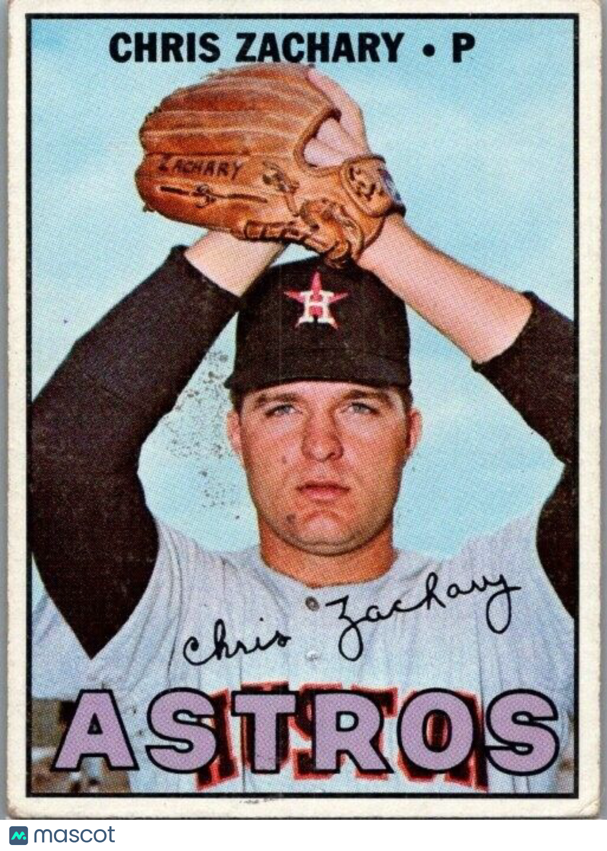 1967 Topps - #212 Chris Zachary