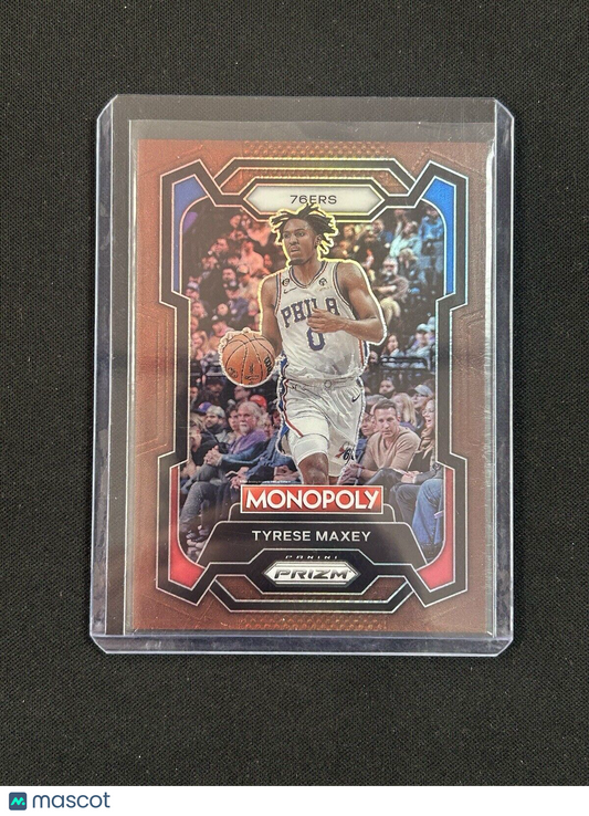 2023 Panini Prizm Bronze Monopoly Tyrese Maxey /249