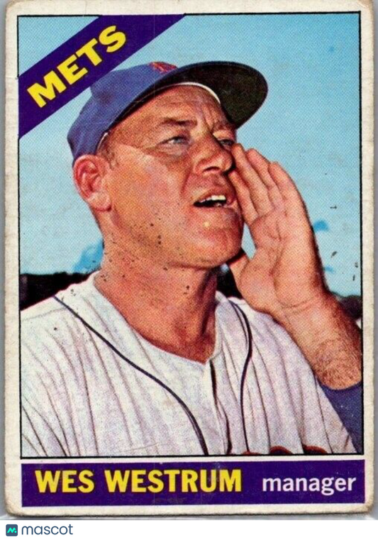 1966 Topps - #341 Wes Westrum