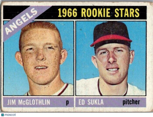 1966 Topps Ed Sukla Jim Mcglothlin #417