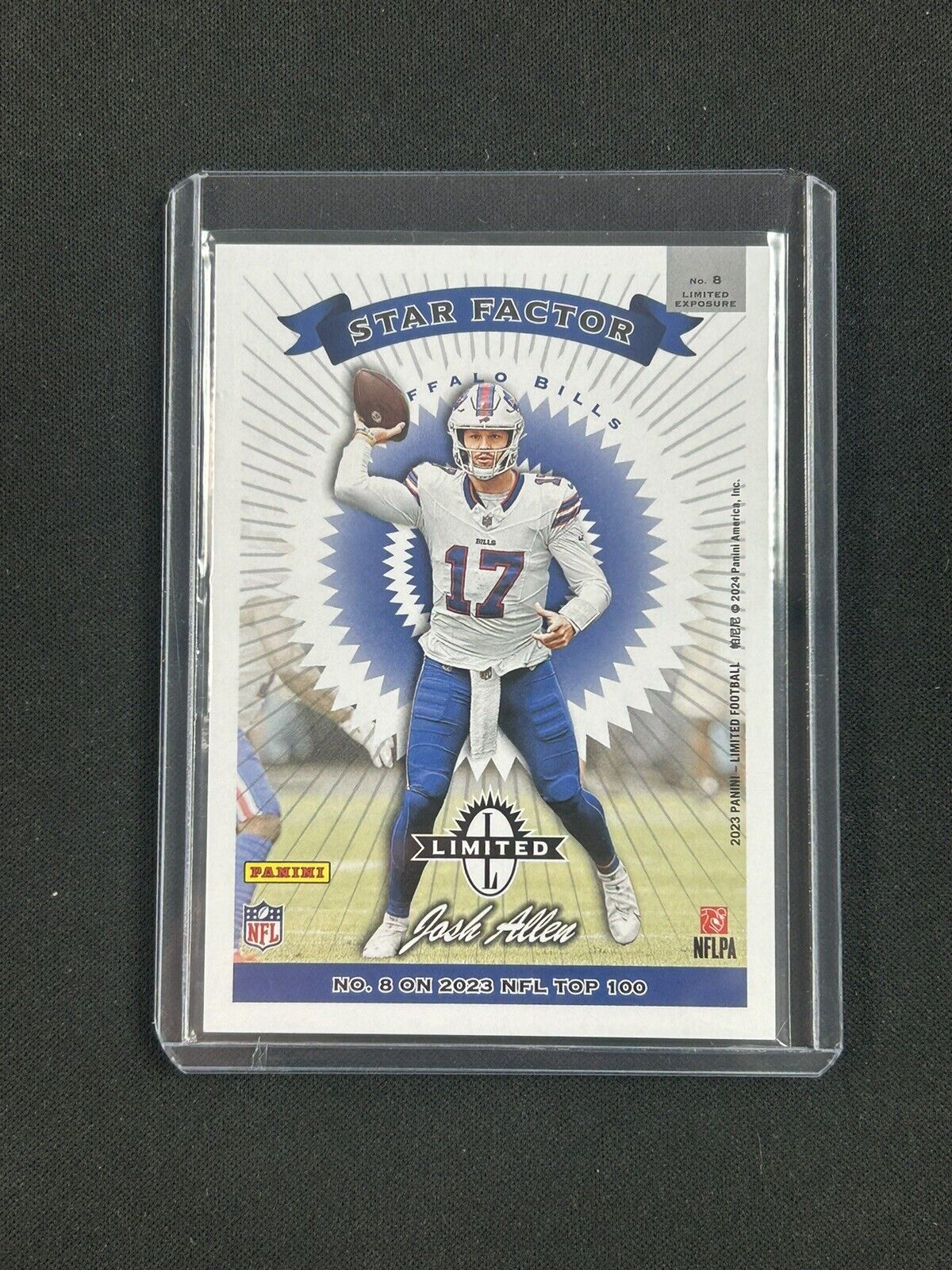 2023 Panini Limited Star Factor Josh Allen