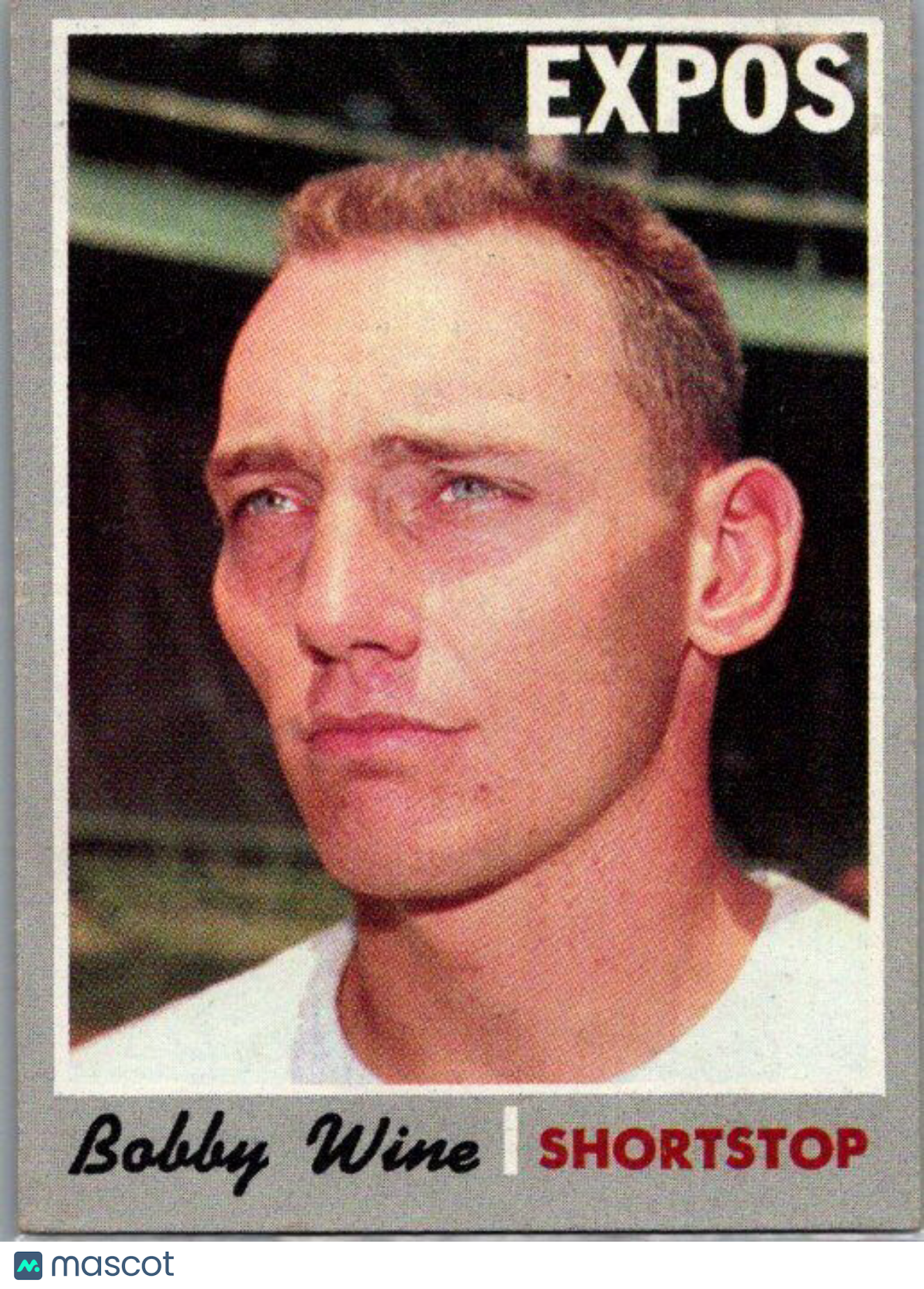 1970 Topps #332 Bobby Wine