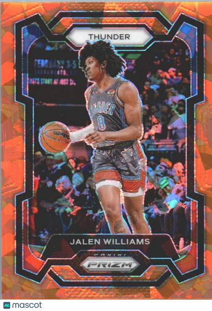 2023-24 Panini Prizm - Orange Ice #19 Jalen Williams