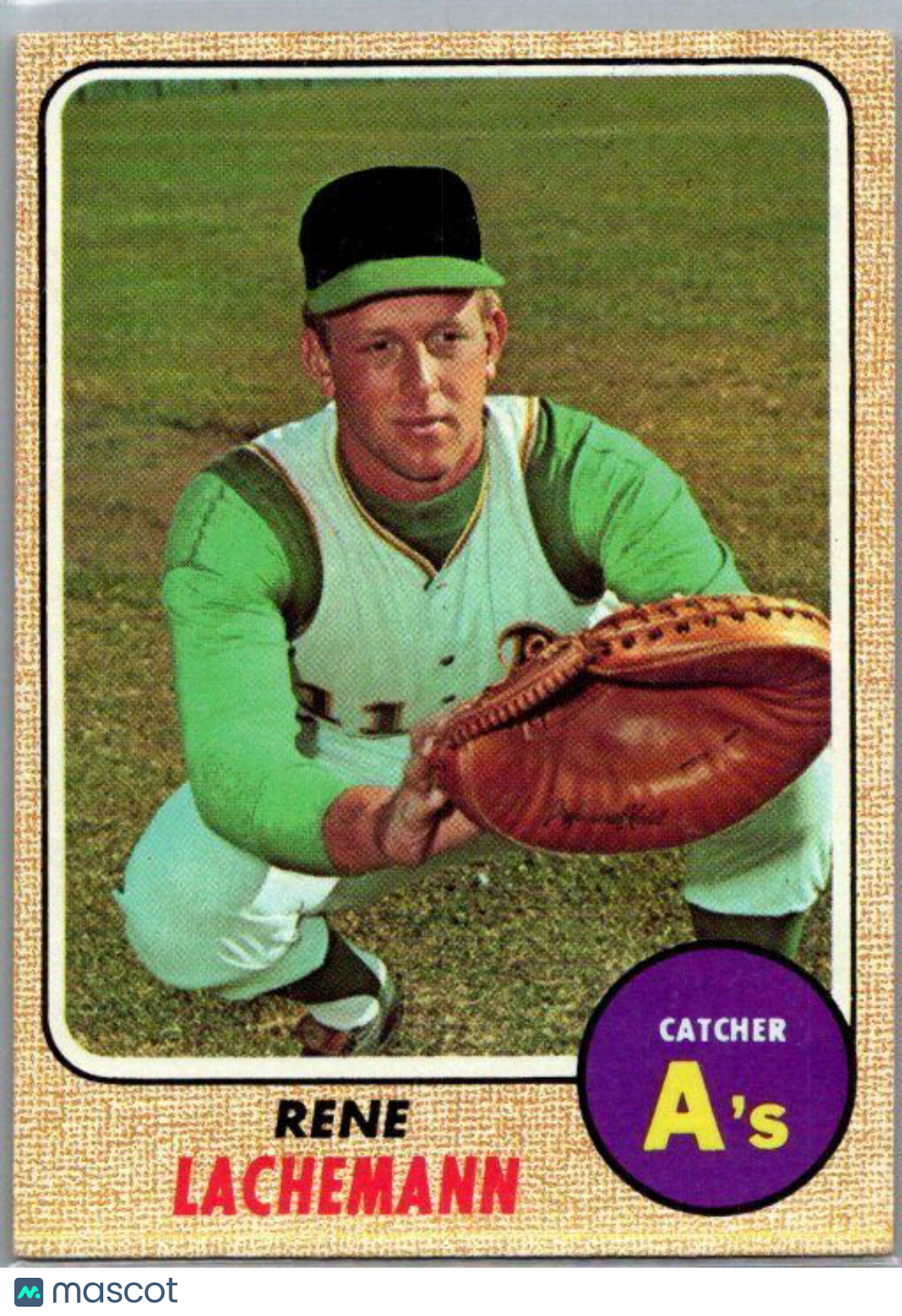 1968 Topps #422 Rene Lachemann EX-NM