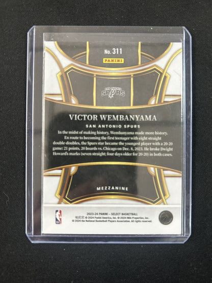 2023-24 Panini Select - Mezzanine Level #311 Victor Wembanyama (RC)