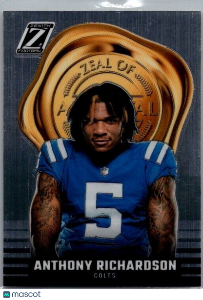 2023 Panini Zenith - Zeal of Approval #26 Anthony Richardson (RC)