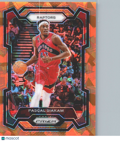 2023-24 Panini Prizm - Orange Ice Prizm #30 Pascal Siakam