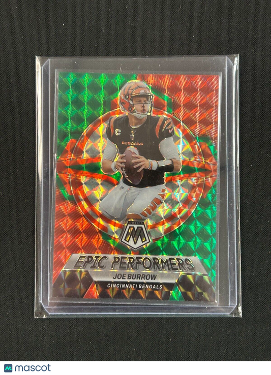 2023 Panini Mosaic Epic Performers Green Joe Burrow #EP-JB